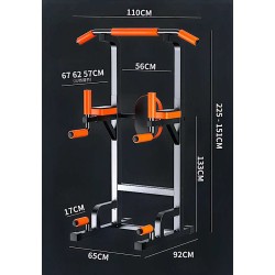 Μονόζυγο Δίζυγο χωρίς βάρη για χρήστη έως 150 κιλά Y1