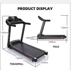 Ηλεκτρικός Διάδρομος Γυμναστικής CIAPO 3HP Πολυλειτουργικός με LCD οθόνη και bluetooth CP-S2