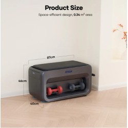 All-in-One Γυμναστήριο με 4 λειτουργίες άσκησης 2 ζεύγη αποσπώμενων αλτήρων και συνδεσιμότητα Bluetooth 